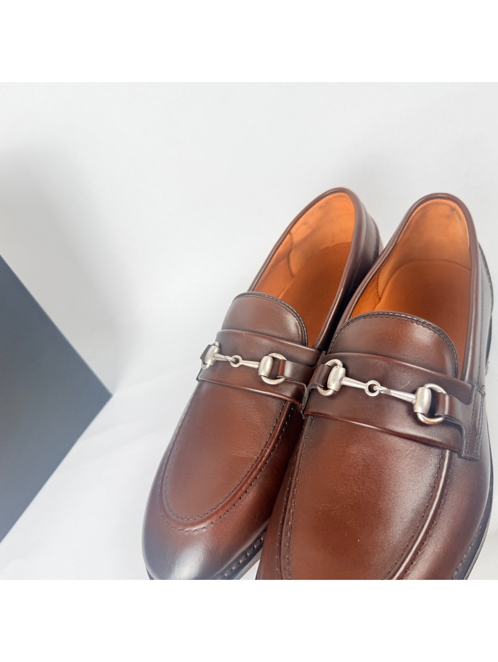 Allen Edmonds Randolph Bit Loafers Espresso Leather Men's 9D Horsebit with Box - Picture 12 of 14